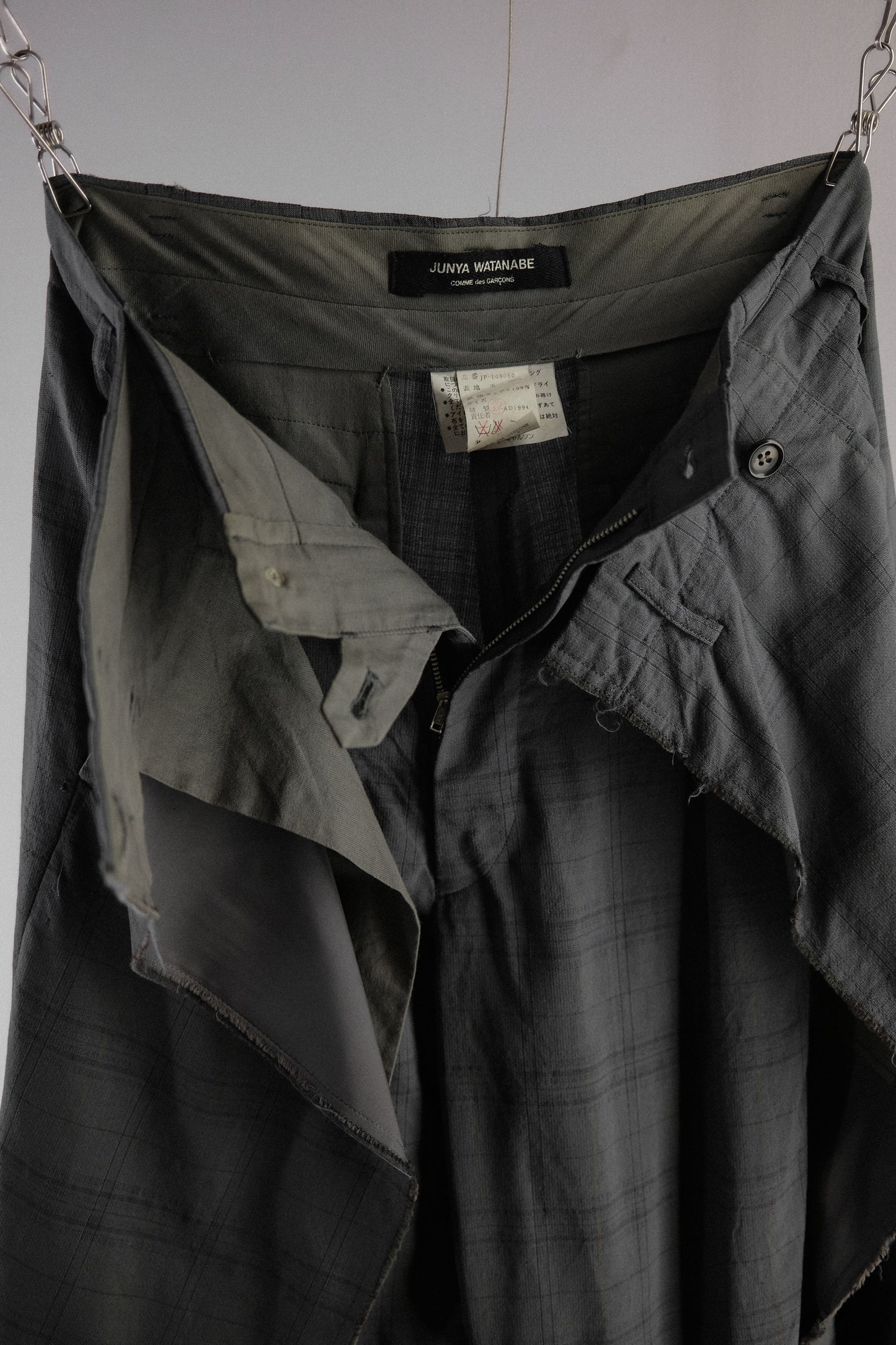 Junya Watanabe F/W1994 - Double Layered Check Wide Pants