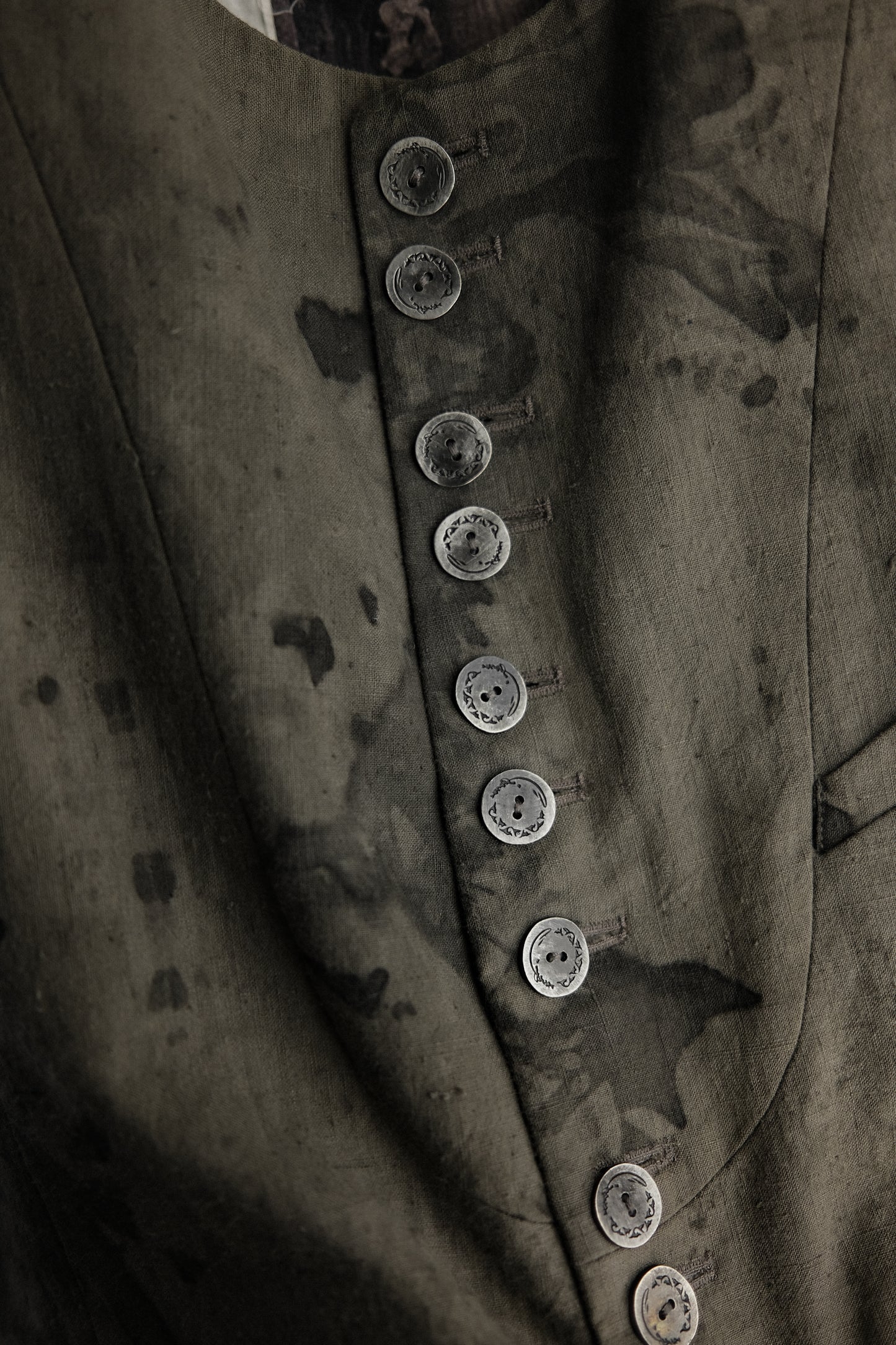 Professor.E - Forgotten Materials 2023 - Natural Hand Dyed Waistcoat