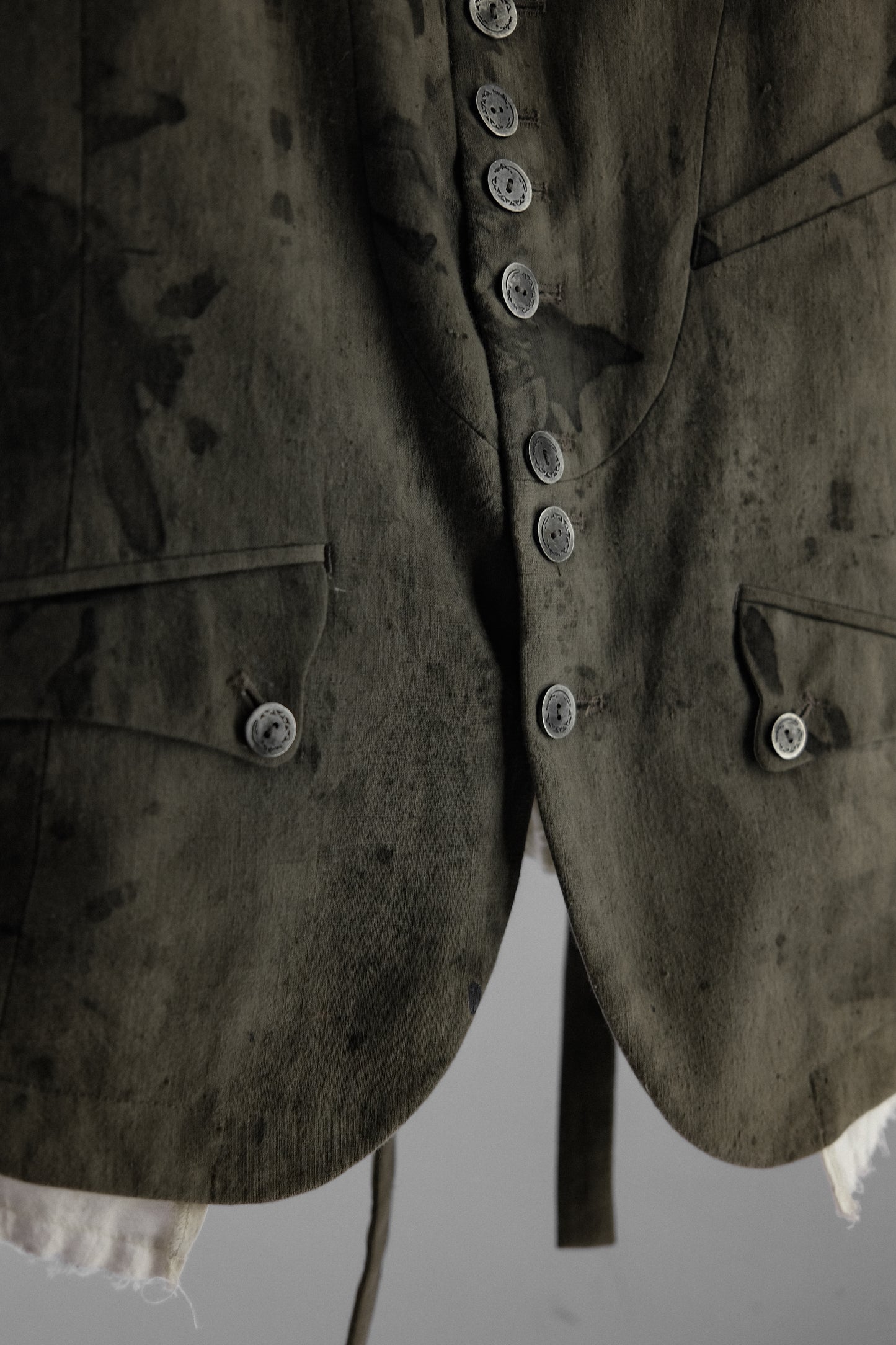 Professor.E - Forgotten Materials 2023 - Natural Hand Dyed Waistcoat
