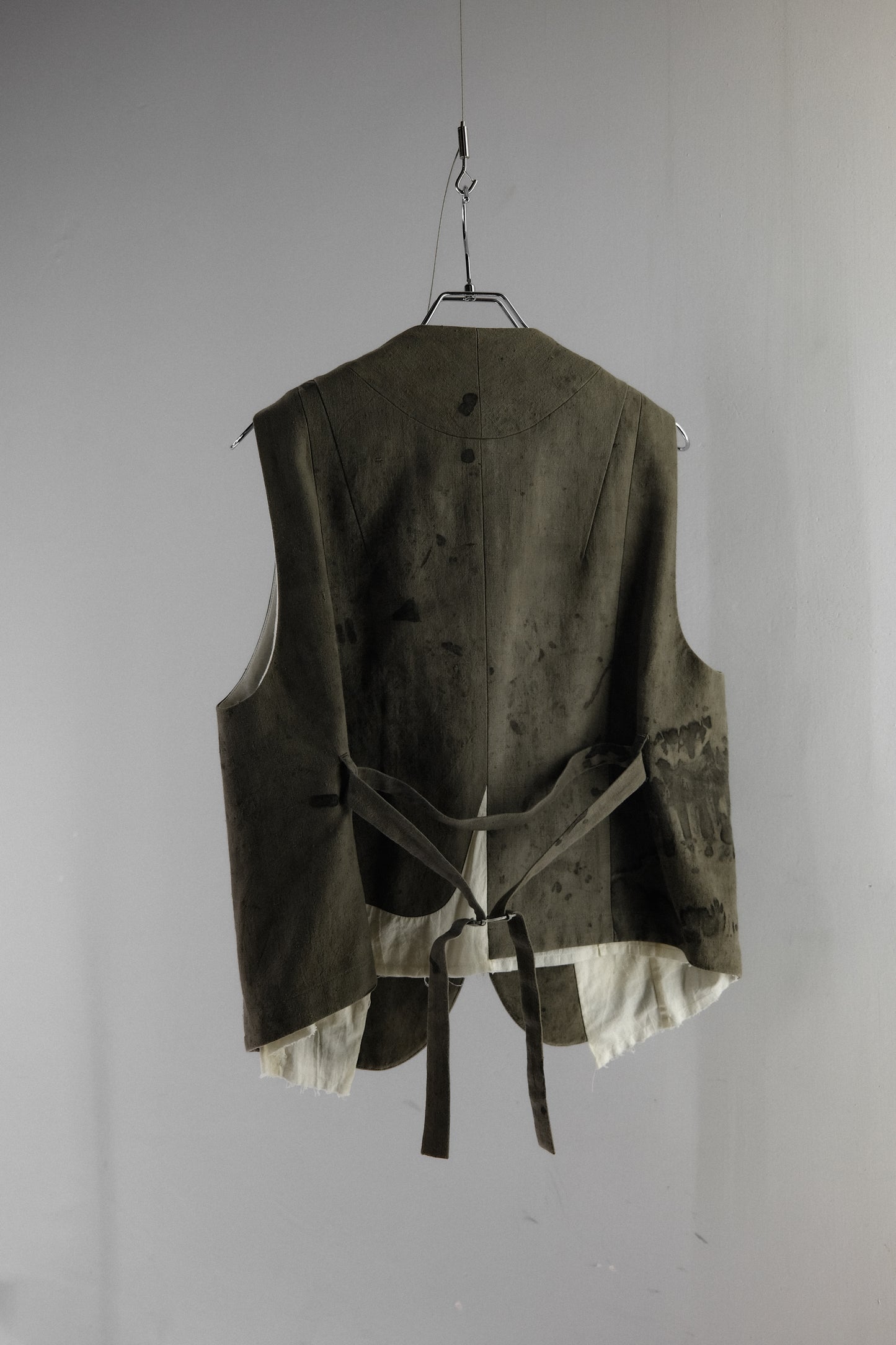 Professor.E - Forgotten Materials 2023 - Natural Hand Dyed Waistcoat