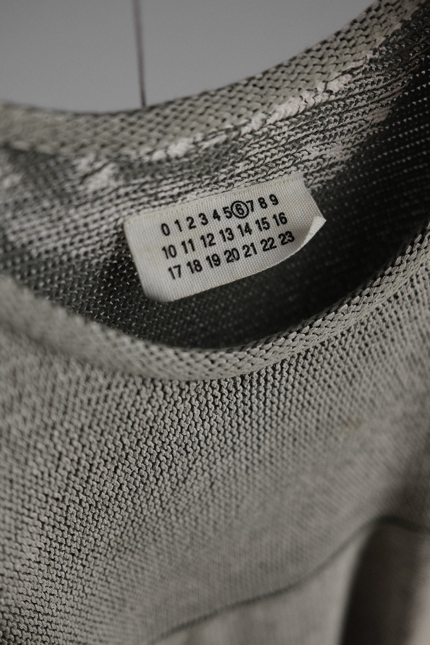 Martin Margiela ⑥ S/S2000 - Painted Knit Top Produced by Miss Deanna