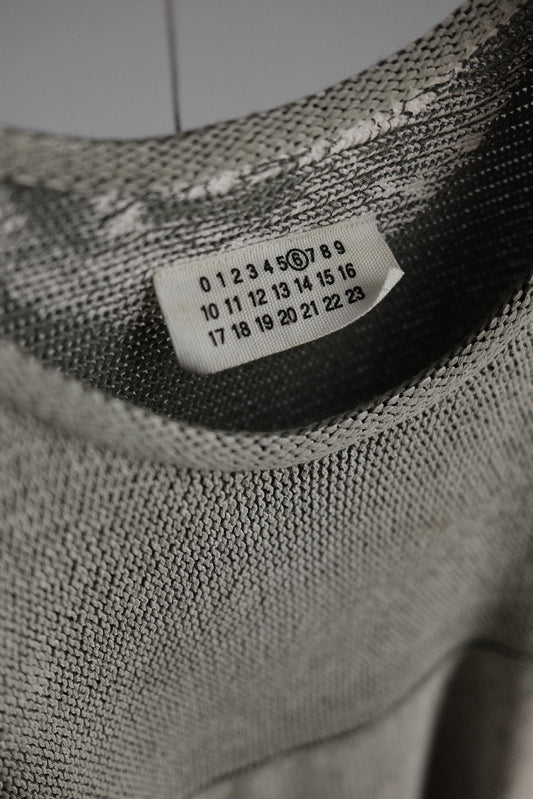 Martin Margiela ⑥ S/S2000 - Painted Knit Top Produced by Miss Deanna