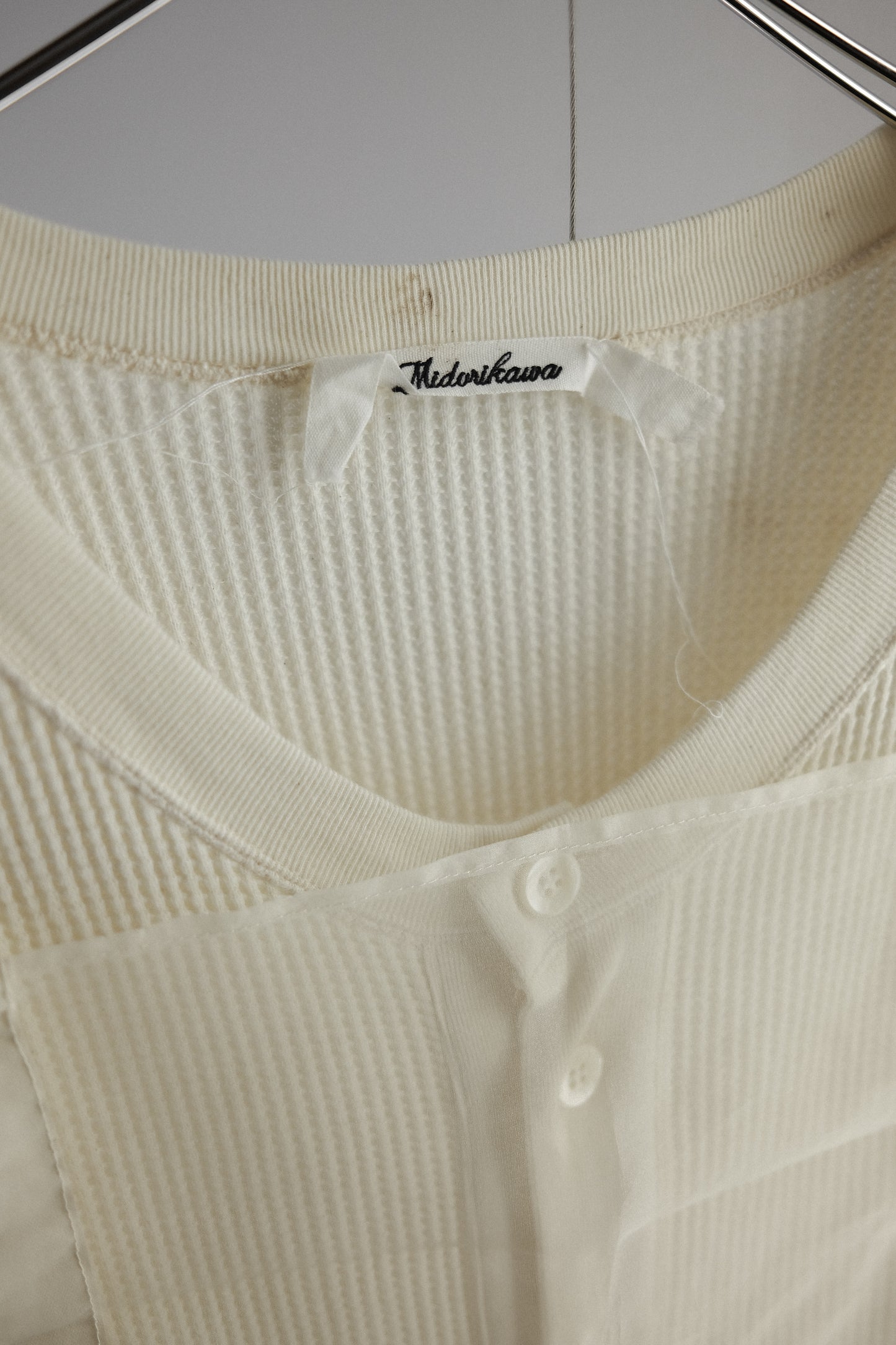 Midorikawa F/W2022 - Crewneck Thermal Cardigan