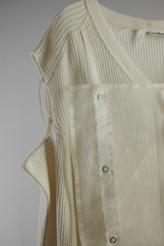 Midorikawa F/W2022 - Crewneck Thermal Cardigan