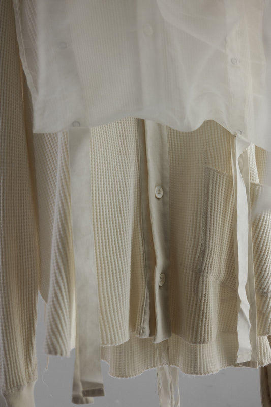 Midorikawa F/W2022 - Crewneck Thermal Cardigan