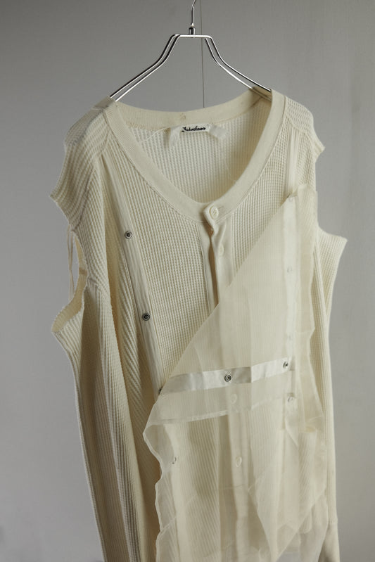 Midorikawa F/W2022 - Crewneck Thermal Cardigan