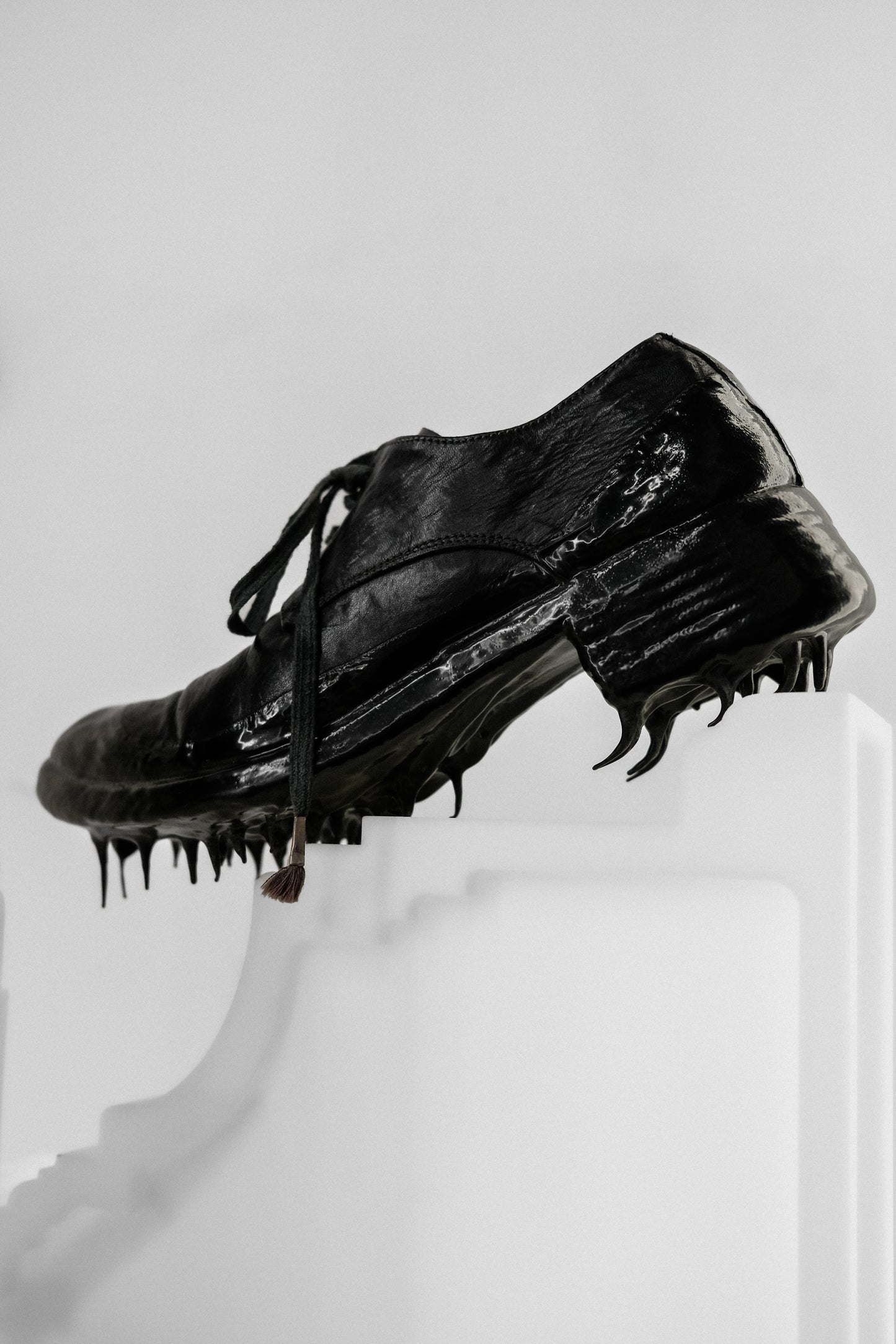 Carol Christian Poell - AM/2600LR Object Dyed Lined Rubber-Drip Goodyear Derby