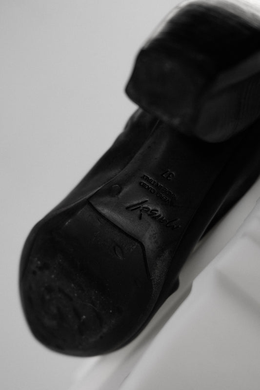 Marsell - High Leather Boots with Socks