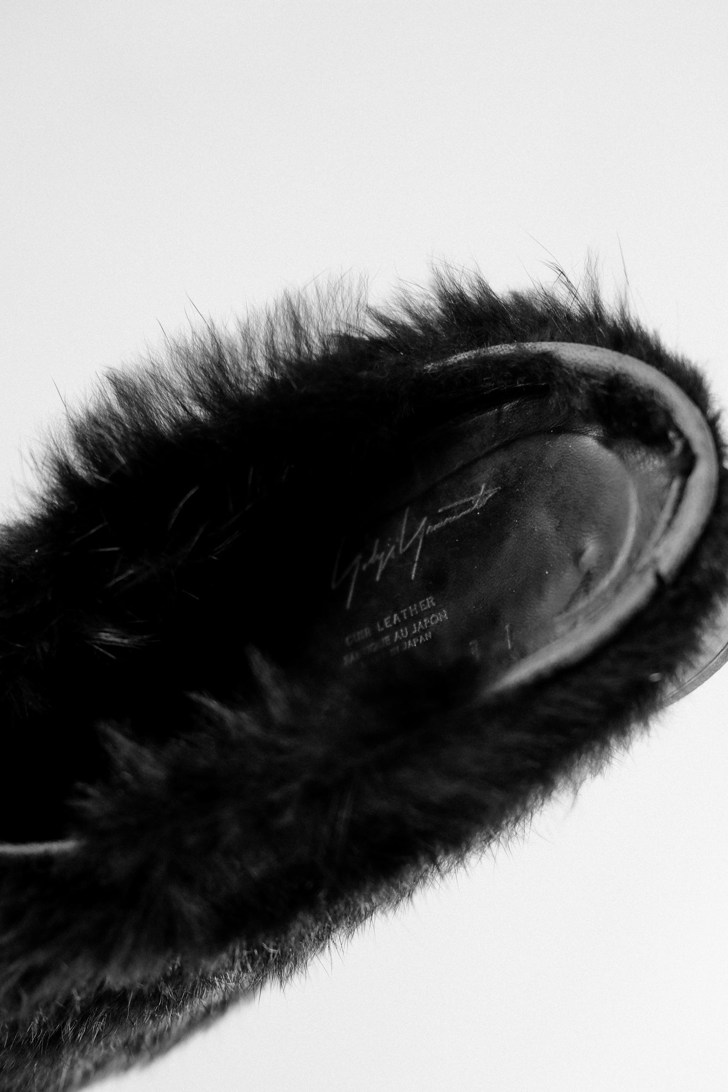 Yohji Yamamoto F/W2000 - Faux Fur Mules