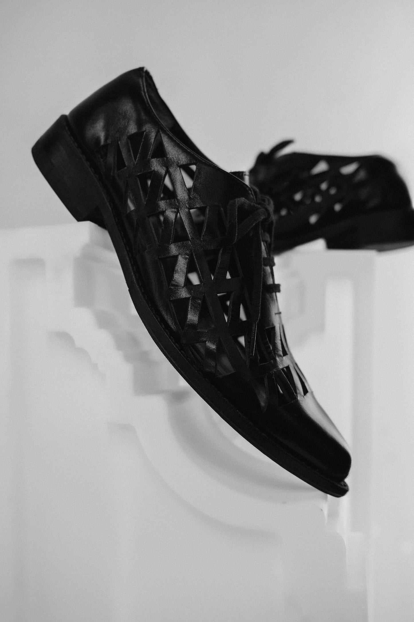 Junya Watanabe S/S2010 - Laser-cut Leather Shoes
