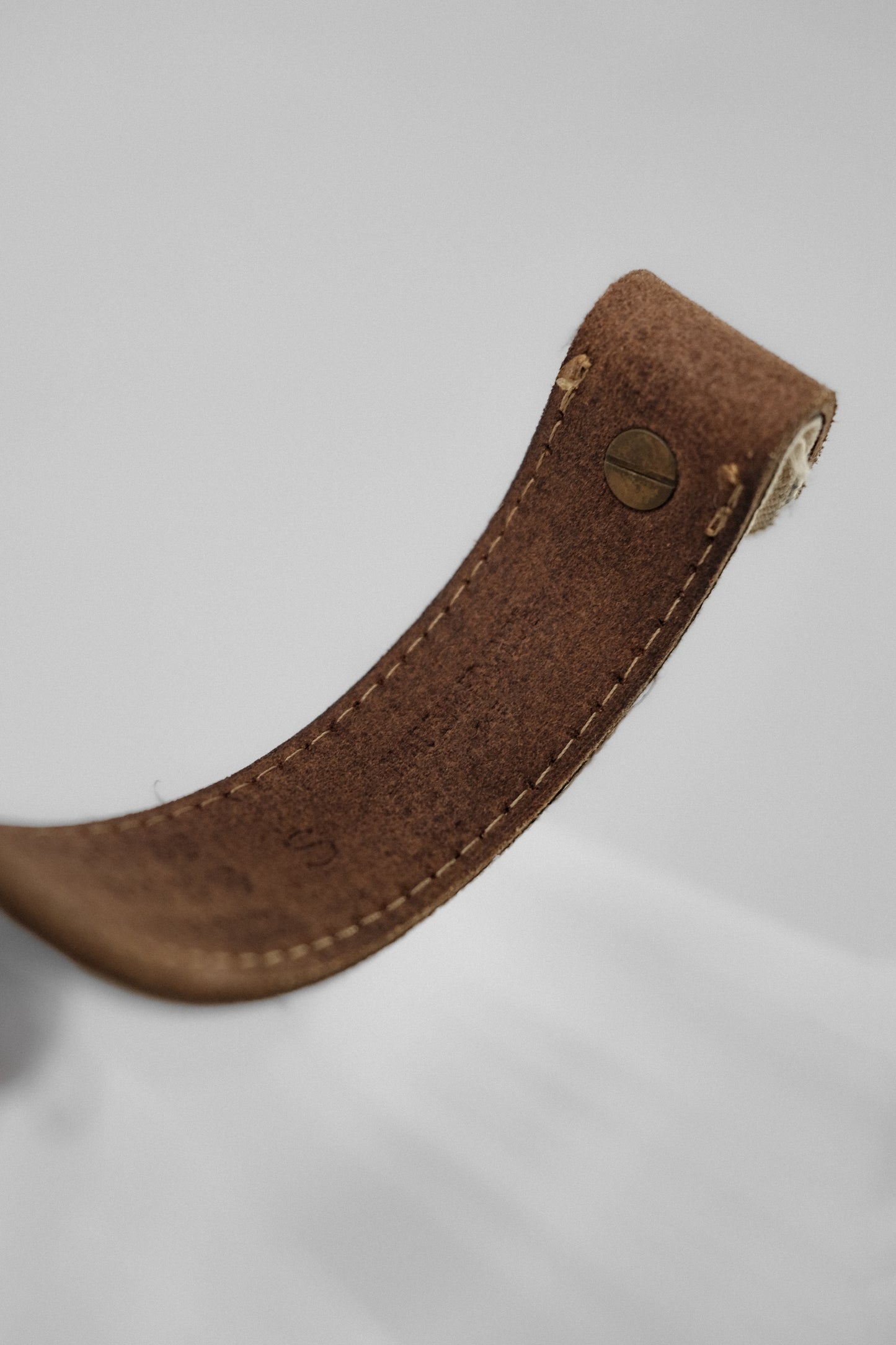 Martin Margiela ⑩ S/S2003 - Bleached Denim Leather Bracelet