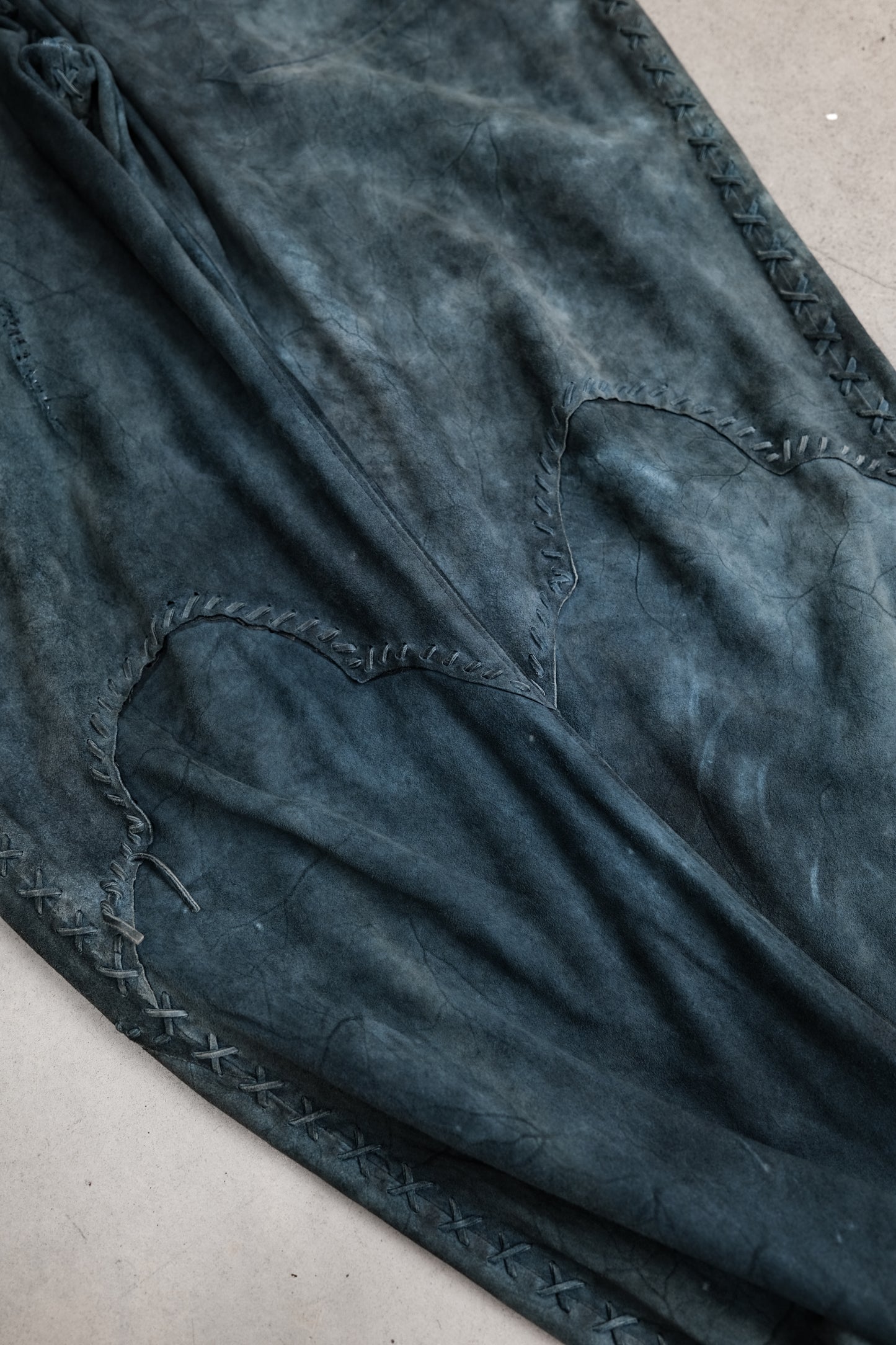 Polo Ralph Lauren 1990-2000s - Suede Leather Western Bootcut Pants