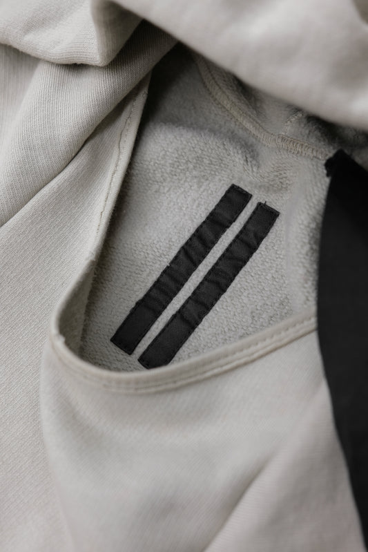 Rick Owens DRKSHDW F/W2010 - Druid Mountain Hooded Vest - Pearl