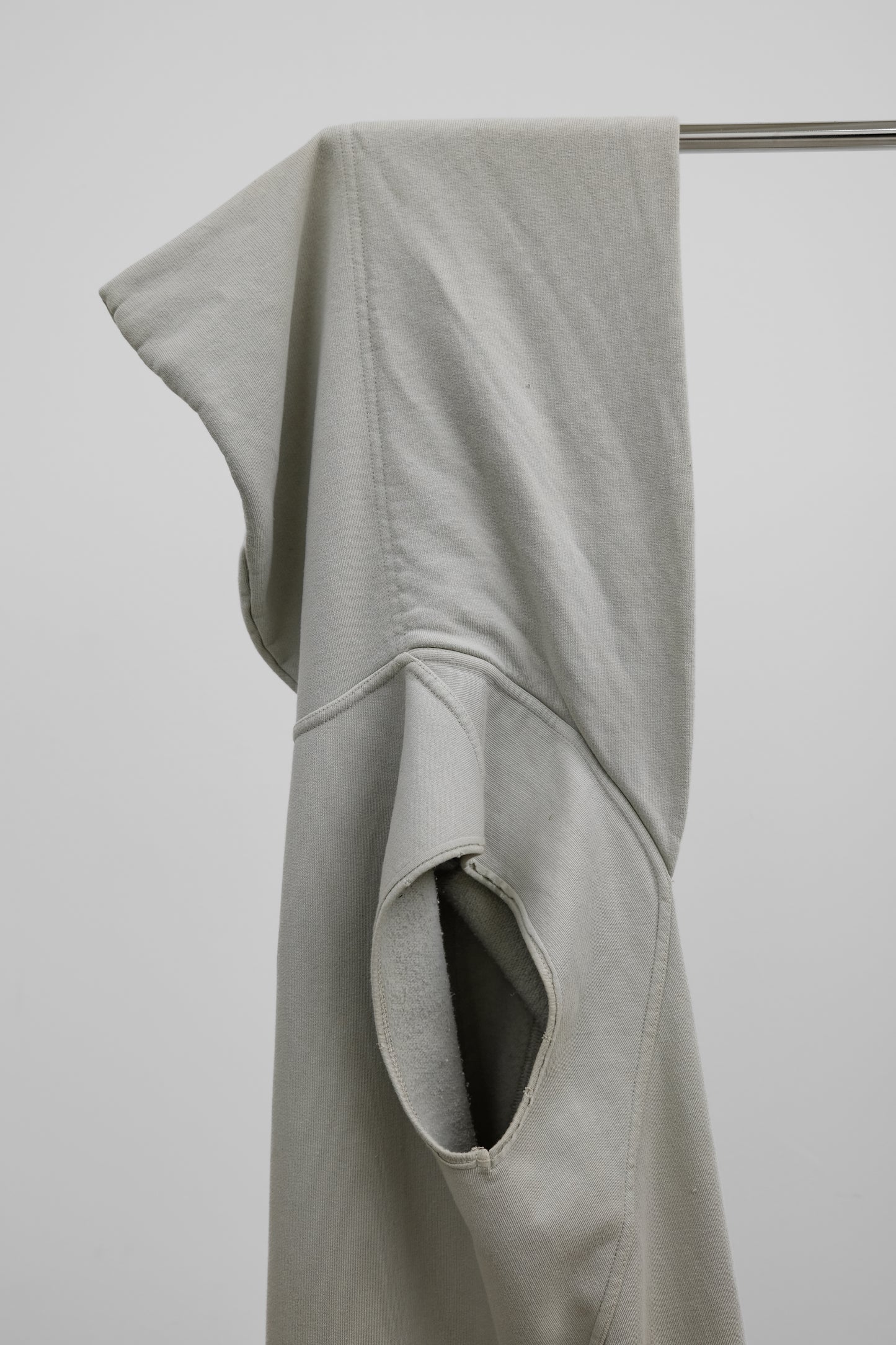 Rick Owens DRKSHDW F/W2010 - Druid Mountain Hooded Vest - Pearl