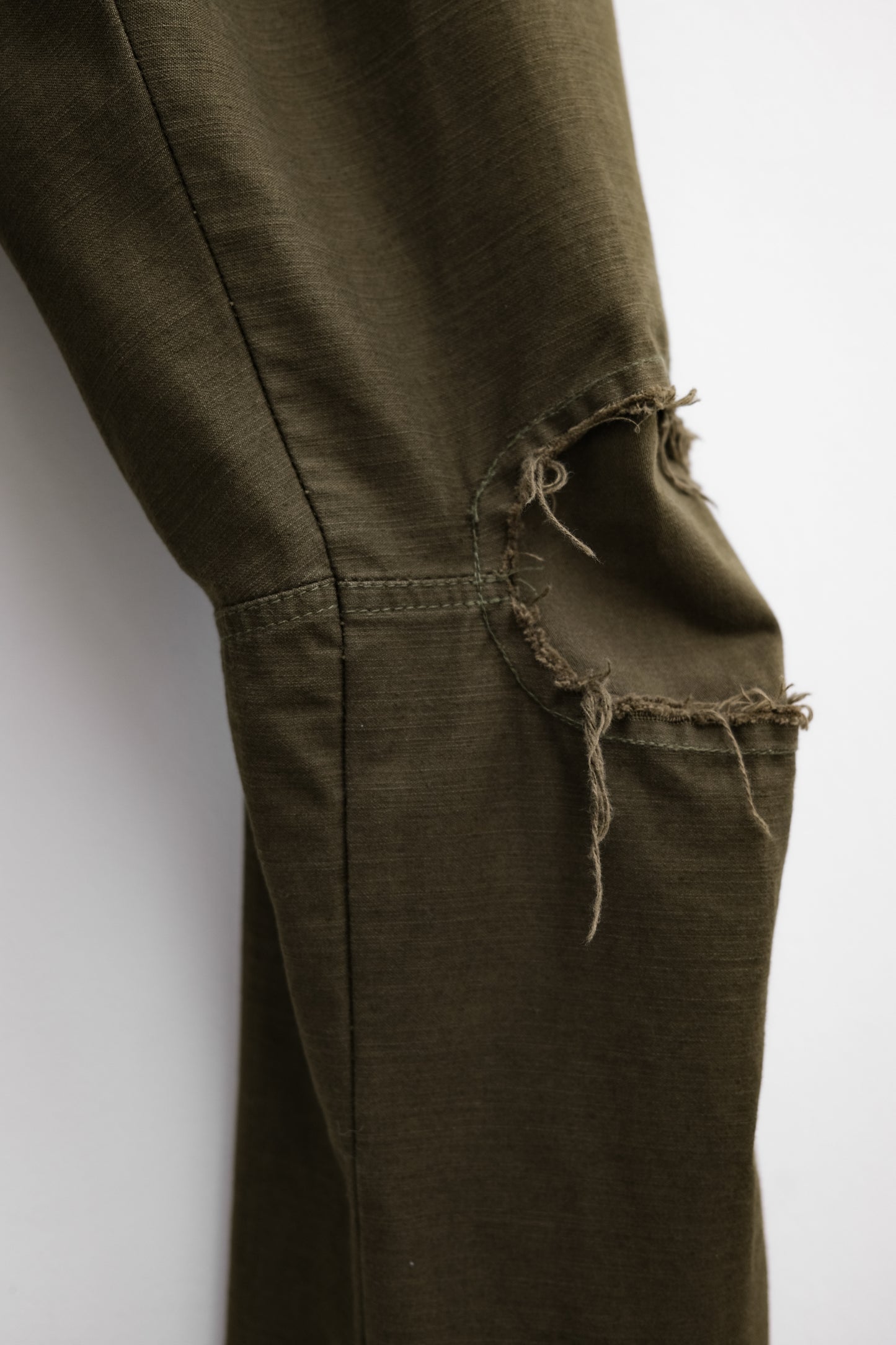 Christopher Nemeth Circa 2010s - 3D-Cut Distressed Knee Pants