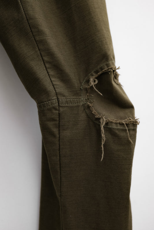 Christopher Nemeth Circa 2010s - 3D-Cut Distressed Knee Pants