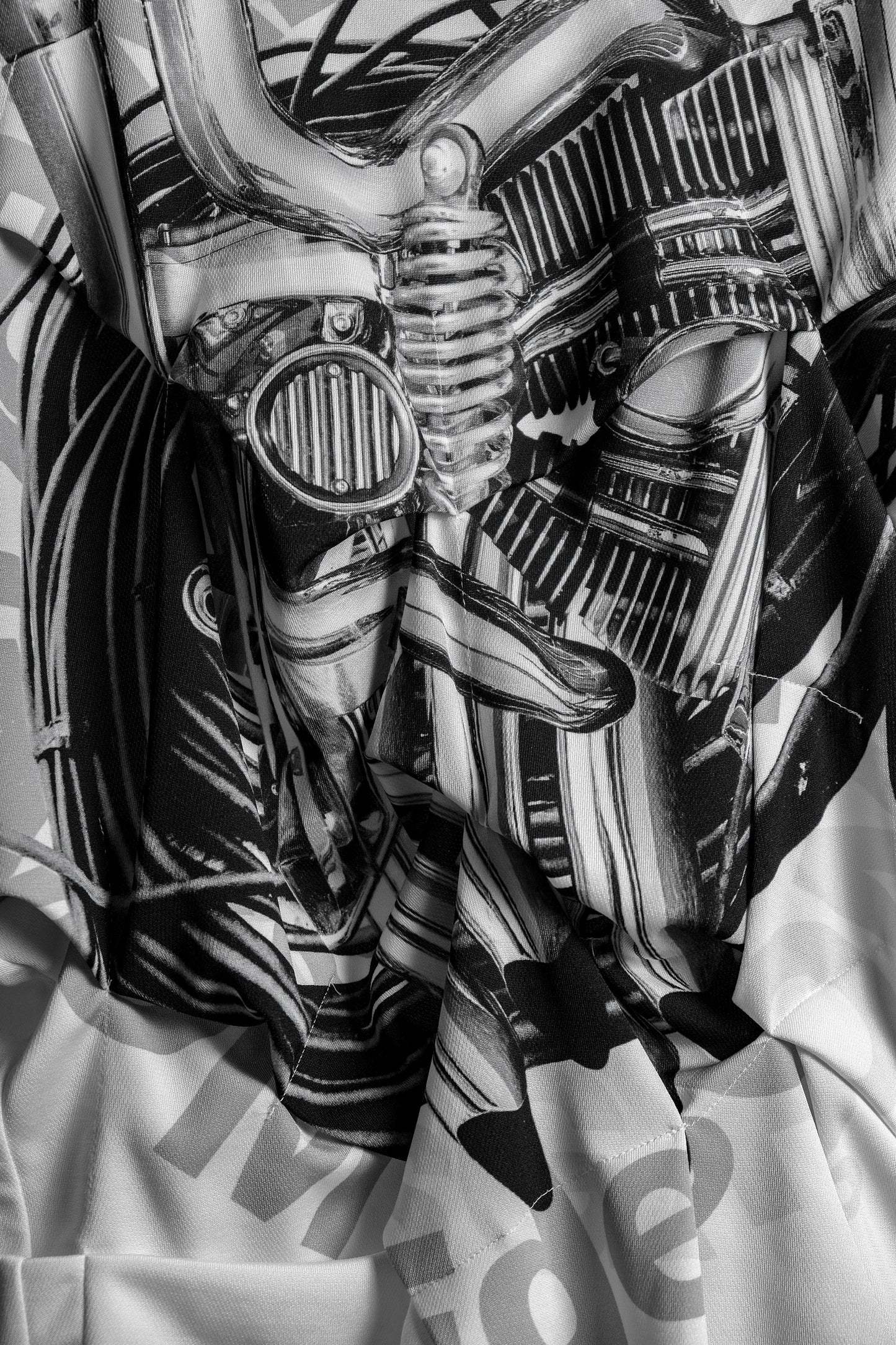 COMME des GARÇONS HOMME PLUS S/S2021 “Metal Outlaw” - Layered Printed Tee