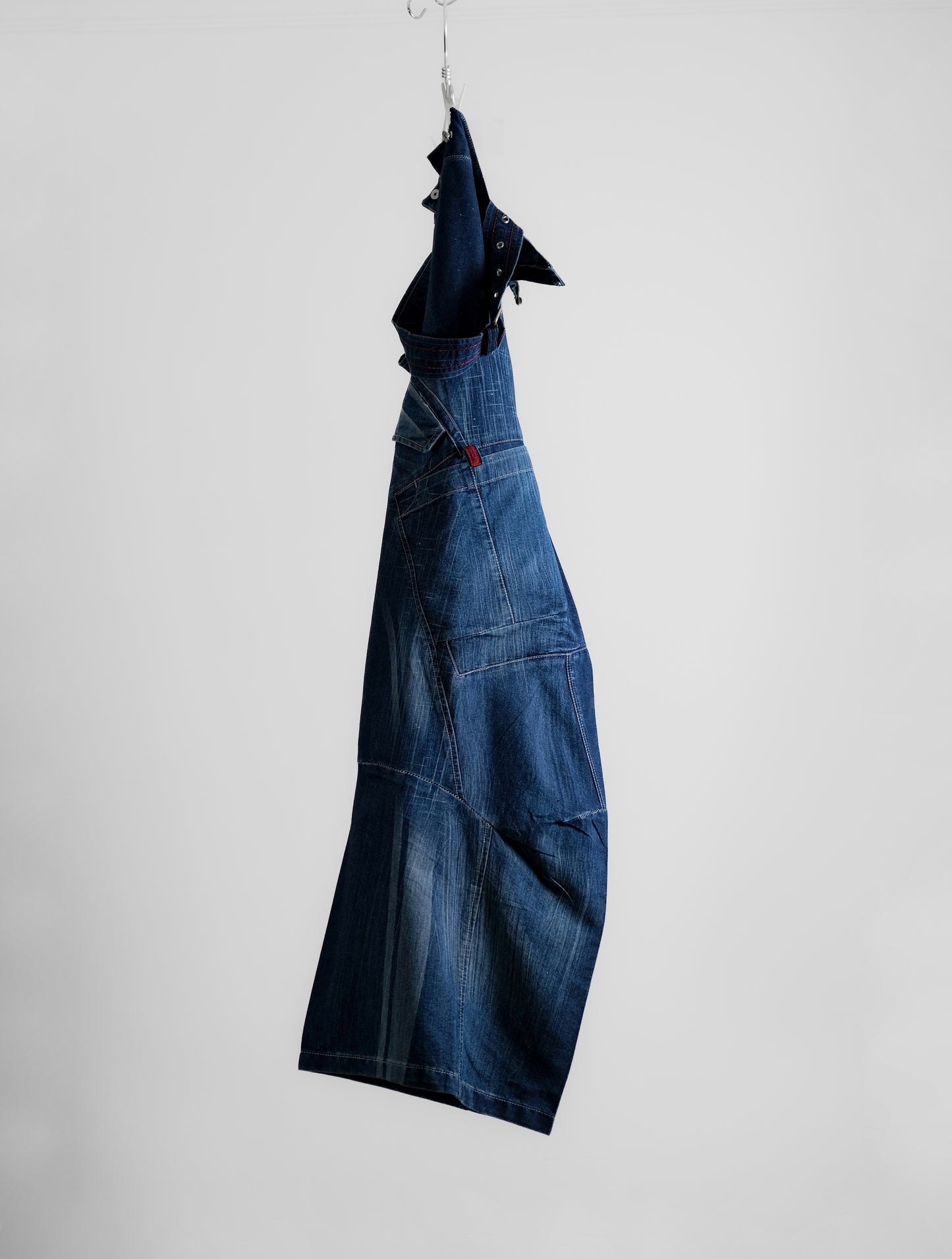 Marithé + François Girbaud F/W2003 - Suspender Denim Baggy Pants
