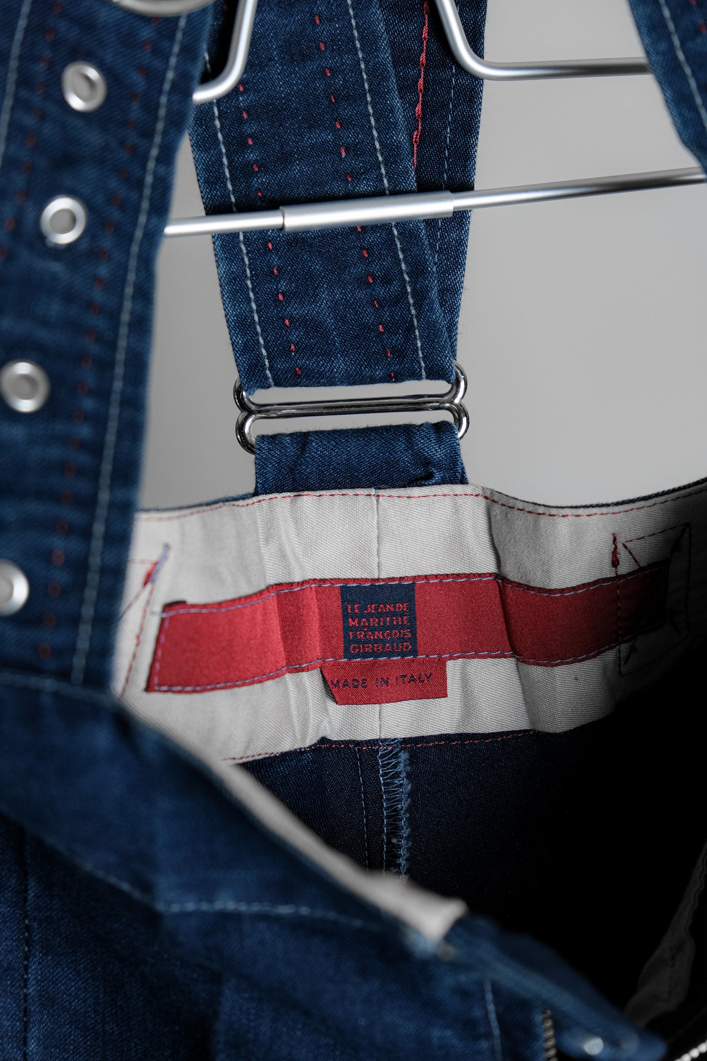 Marithé + François Girbaud F/W2003 - Suspender Denim Baggy Pants