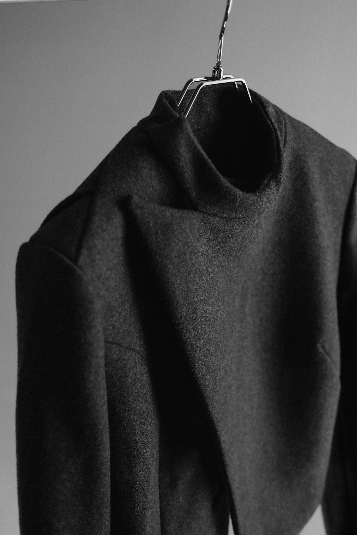 A.F. VANDEVORST F/W2011 - Asymmetric Wool Button-up Jacket