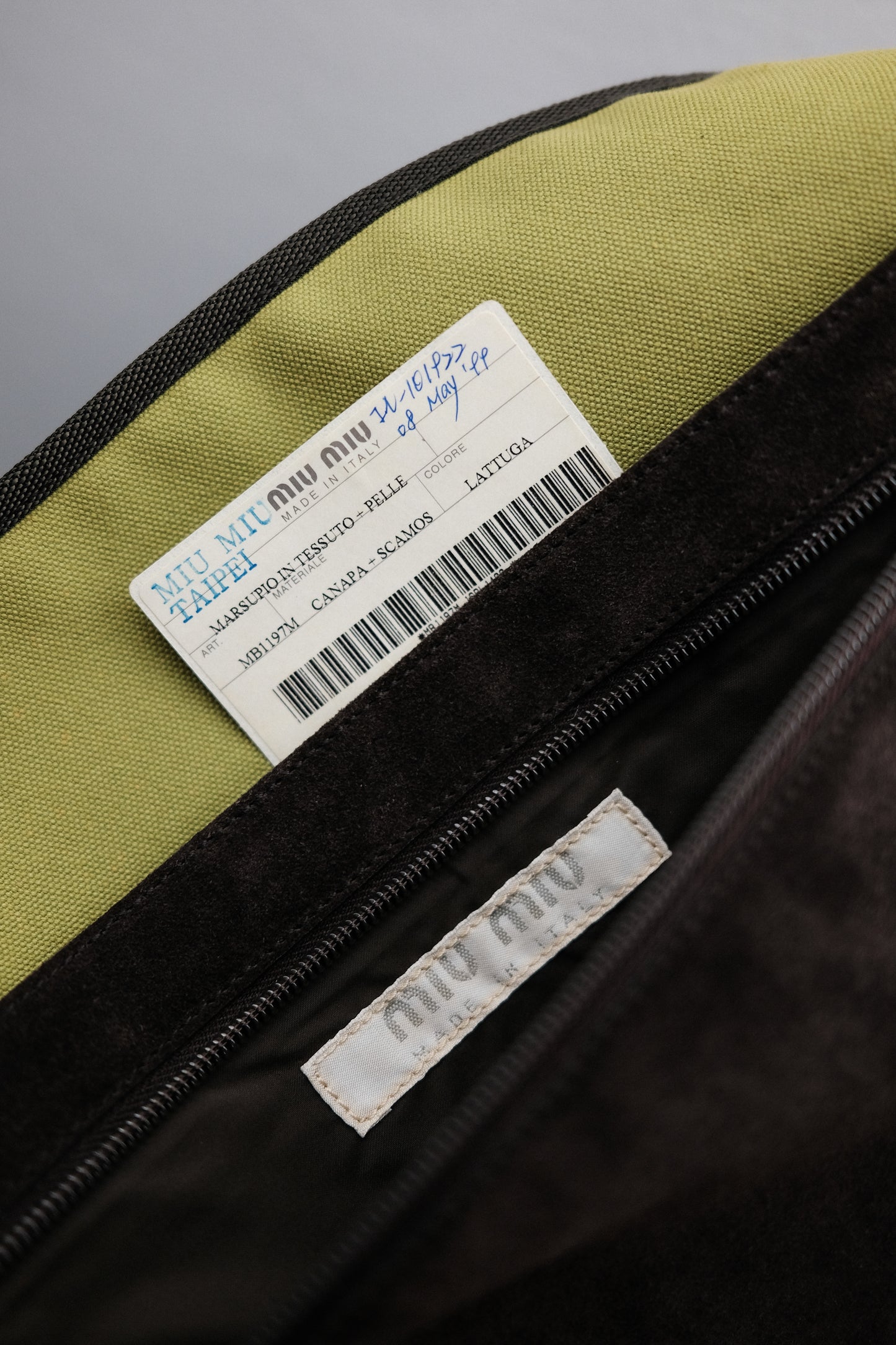 MIU MIU S/S1999 - Suede Waist Bag