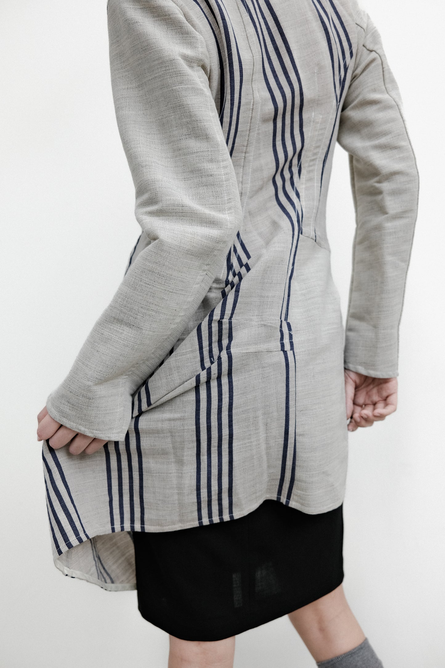 COMME des GARÇONS” F/W1998 “Fusion” - Deconstructed Tunic Dress