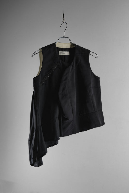 TOGA ARCHIVES F/W2004 - Asymmetric Layered Hook-eyes Vest
