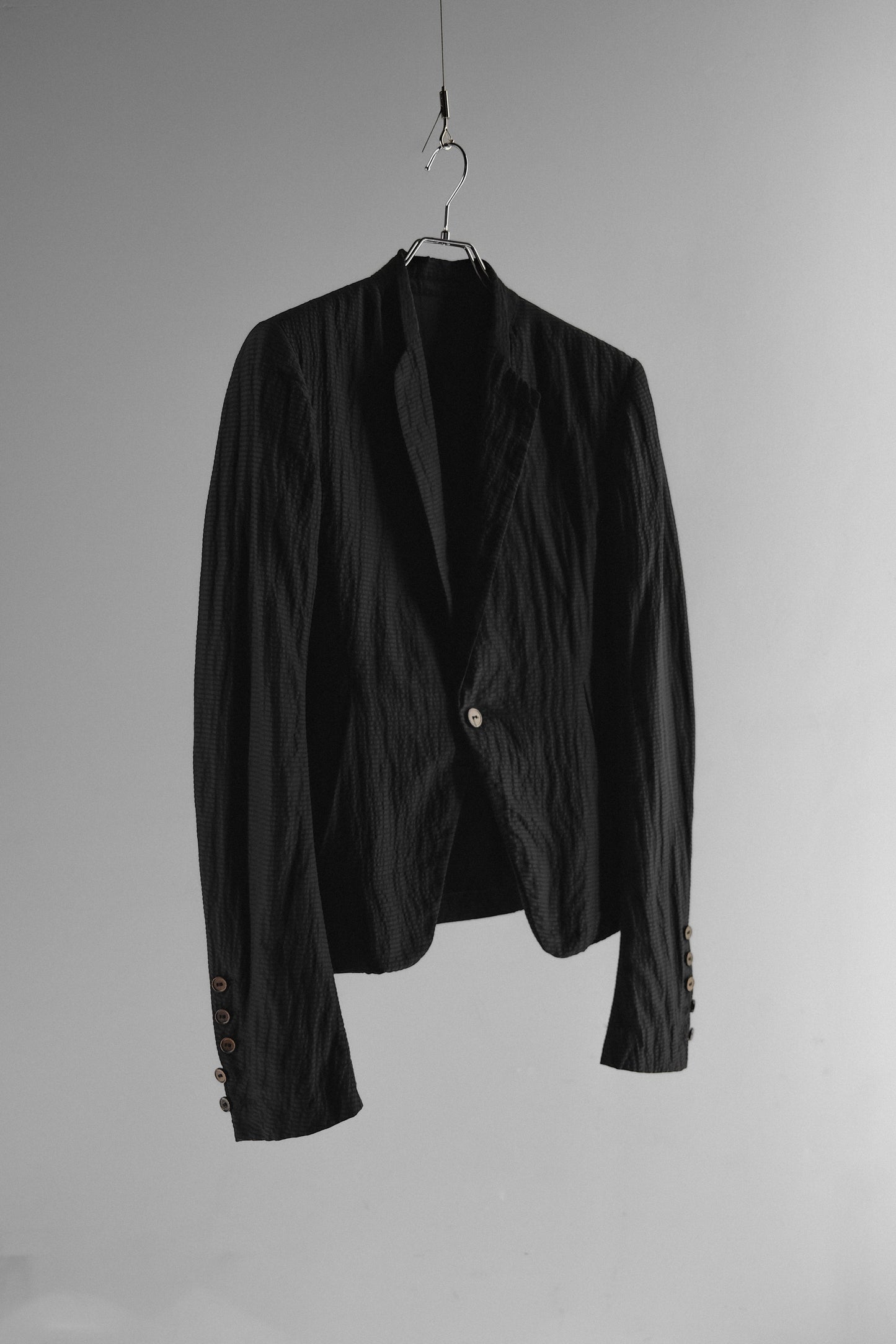 Rick Owens S/S2012 “NASKA” - Seersucker Tailored Blazer