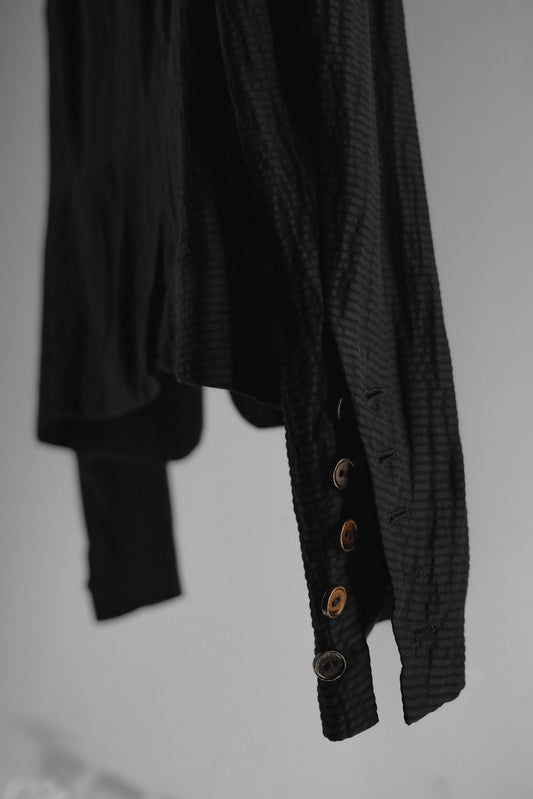 Rick Owens S/S2012 “NASKA” - Seersucker Tailored Blazer
