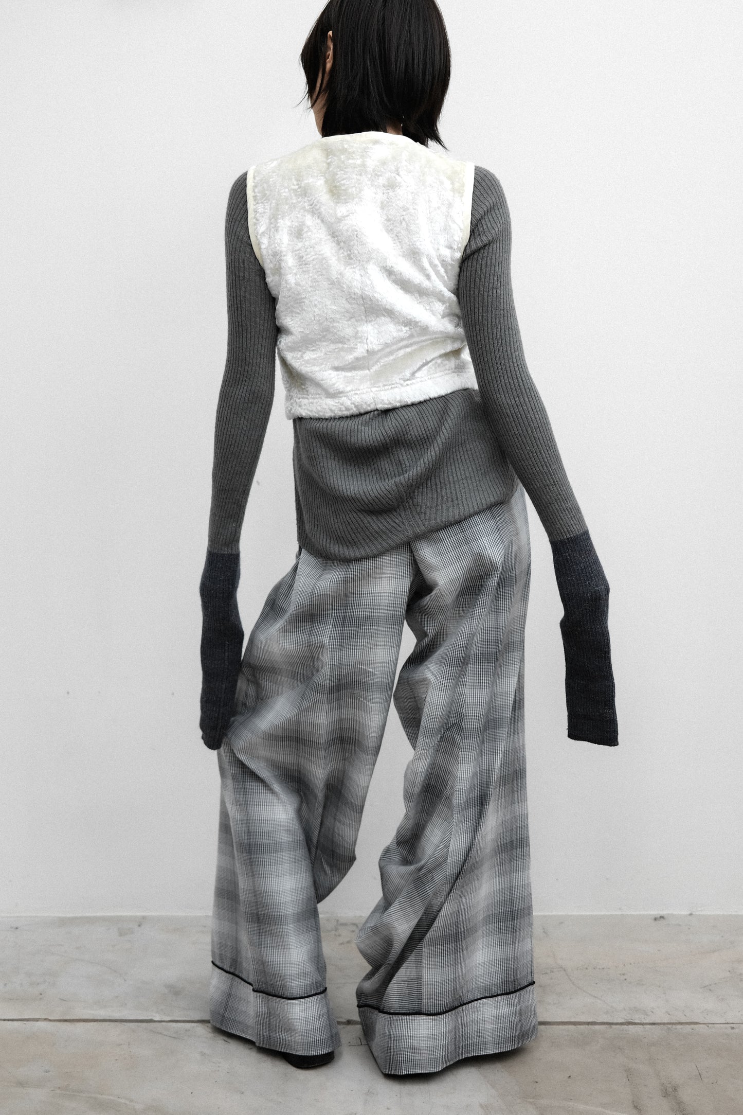 Facetasm S/S2018 - Curve Plaid Pajama Pants