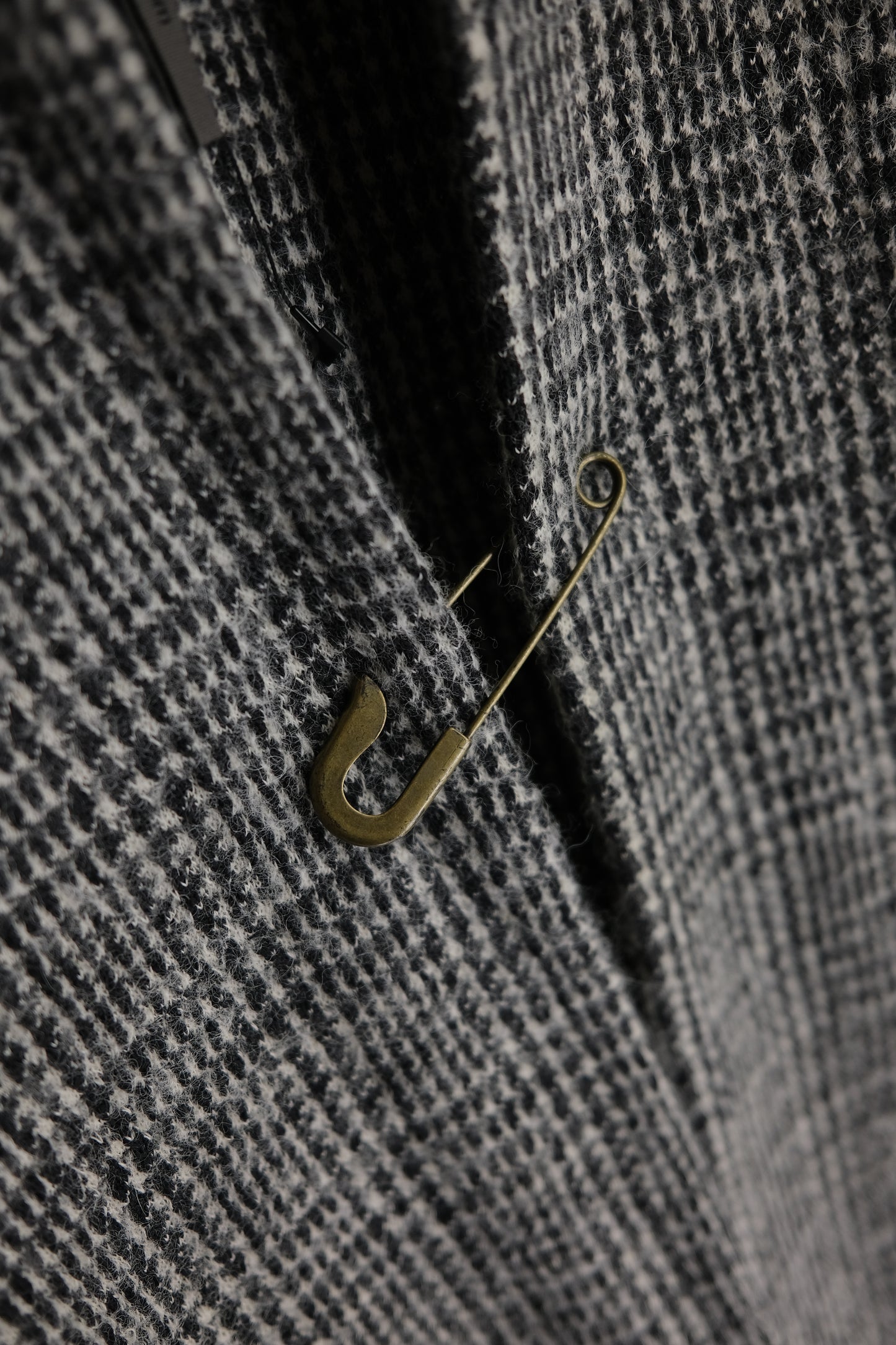 ATTACHMENT KAZUYUKI KUMAGAI F/W2018 - Knit Tweed Stole Coat