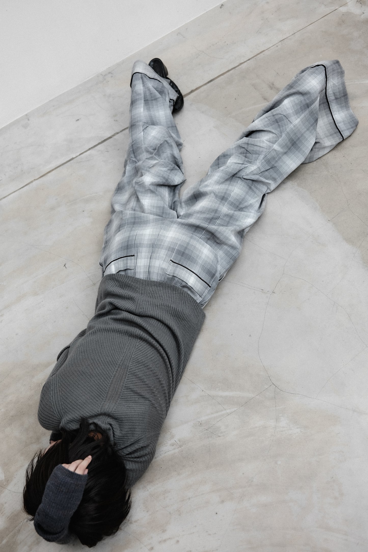 Facetasm S/S2018 - Curve Plaid Pajama Pants
