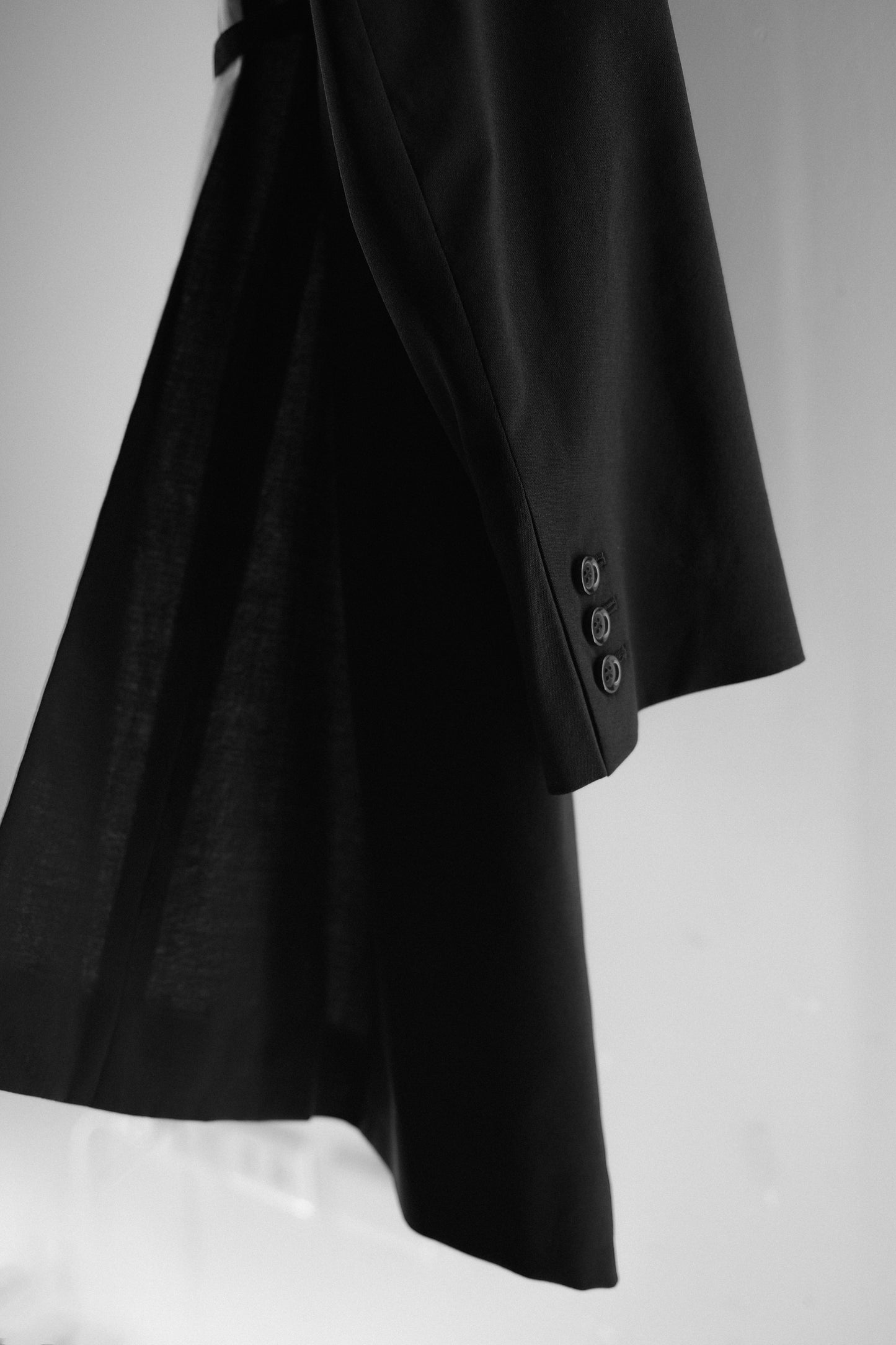 MASAKI MATSUSHIMA HOMME
 1990s - Open Back Tailored Coat