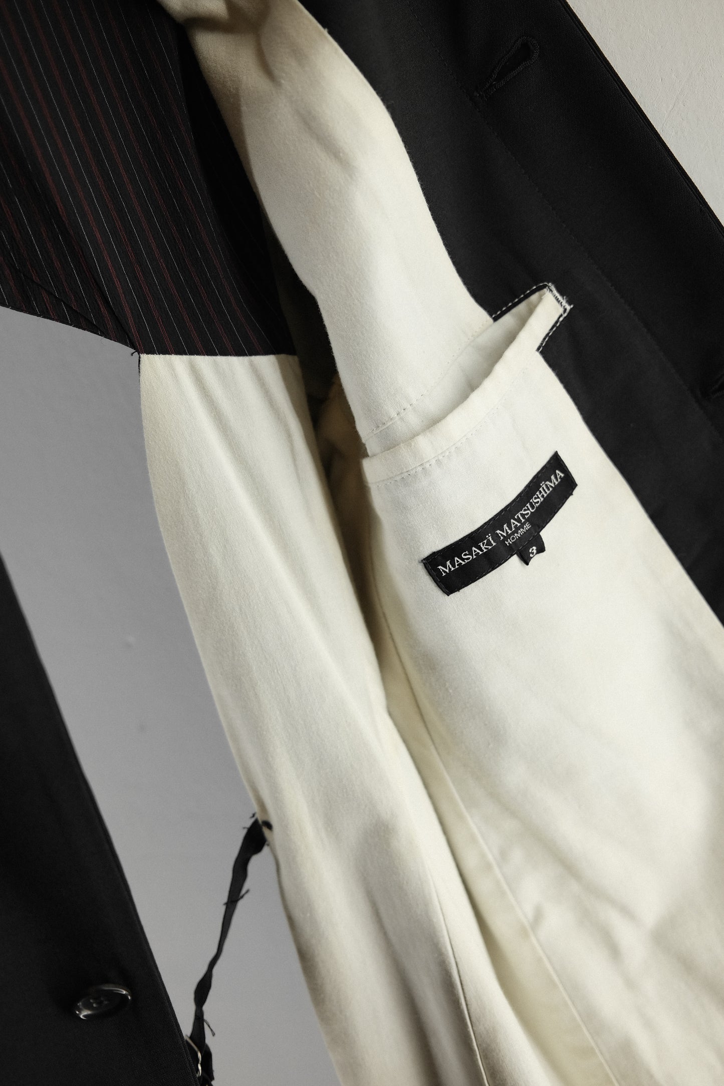 MASAKI MATSUSHIMA HOMME
 1990s - Open Back Tailored Coat