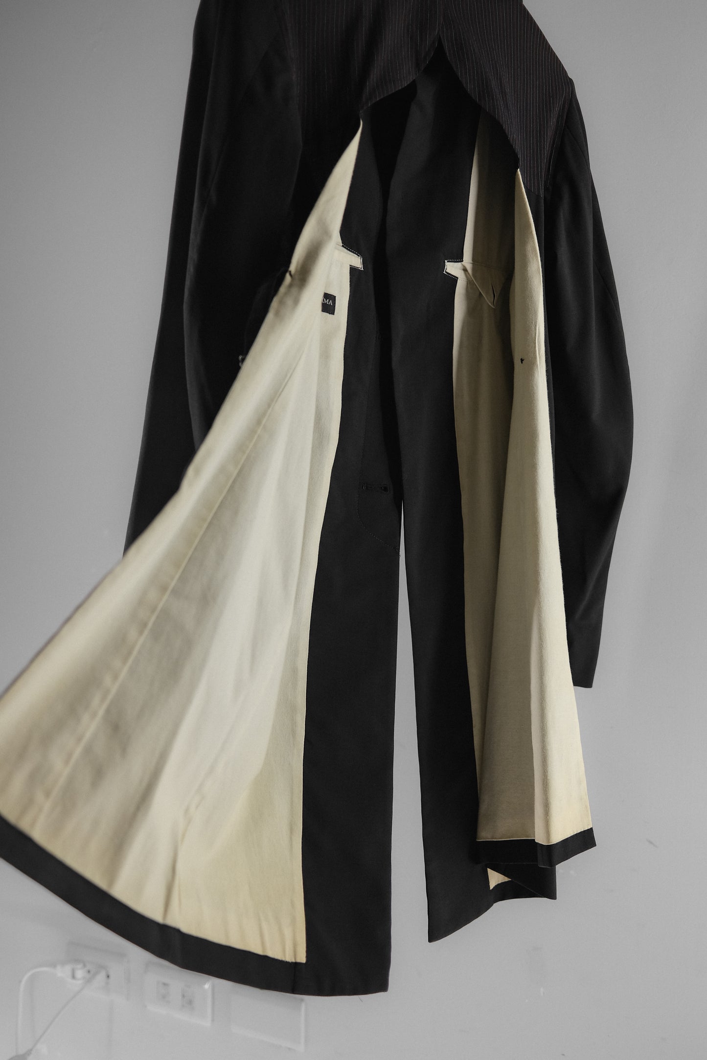 MASAKI MATSUSHIMA HOMME
 1990s - Open Back Tailored Coat