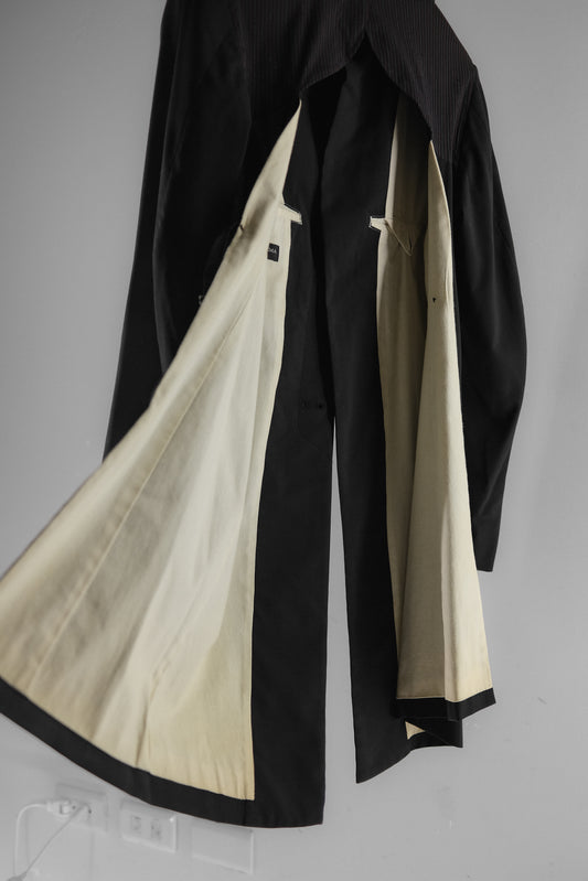 MASAKI MATSUSHIMA HOMME
 1990s - Open Back Tailored Coat