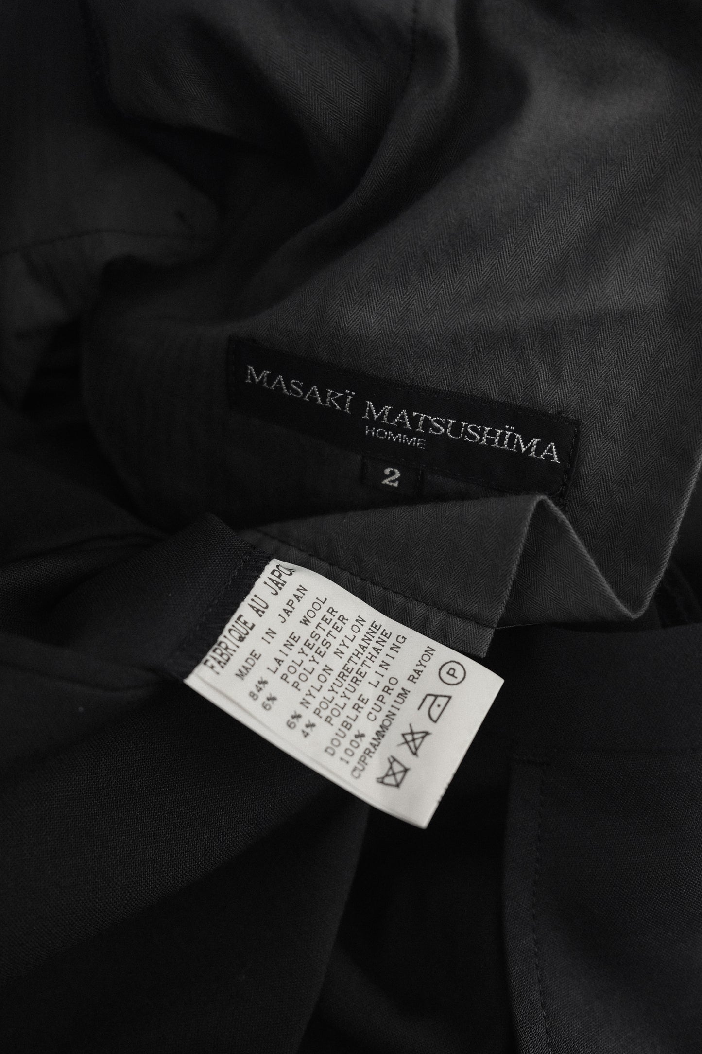 MASAKI MATSUSHIMA HOMME 1990s - Articulated Knees Trousers