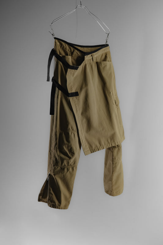 Dries Van Noten F/W2015 - Military Wrap Skirt Pants