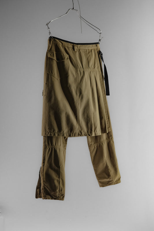 Dries Van Noten F/W2015 - Military Wrap Skirt Pants