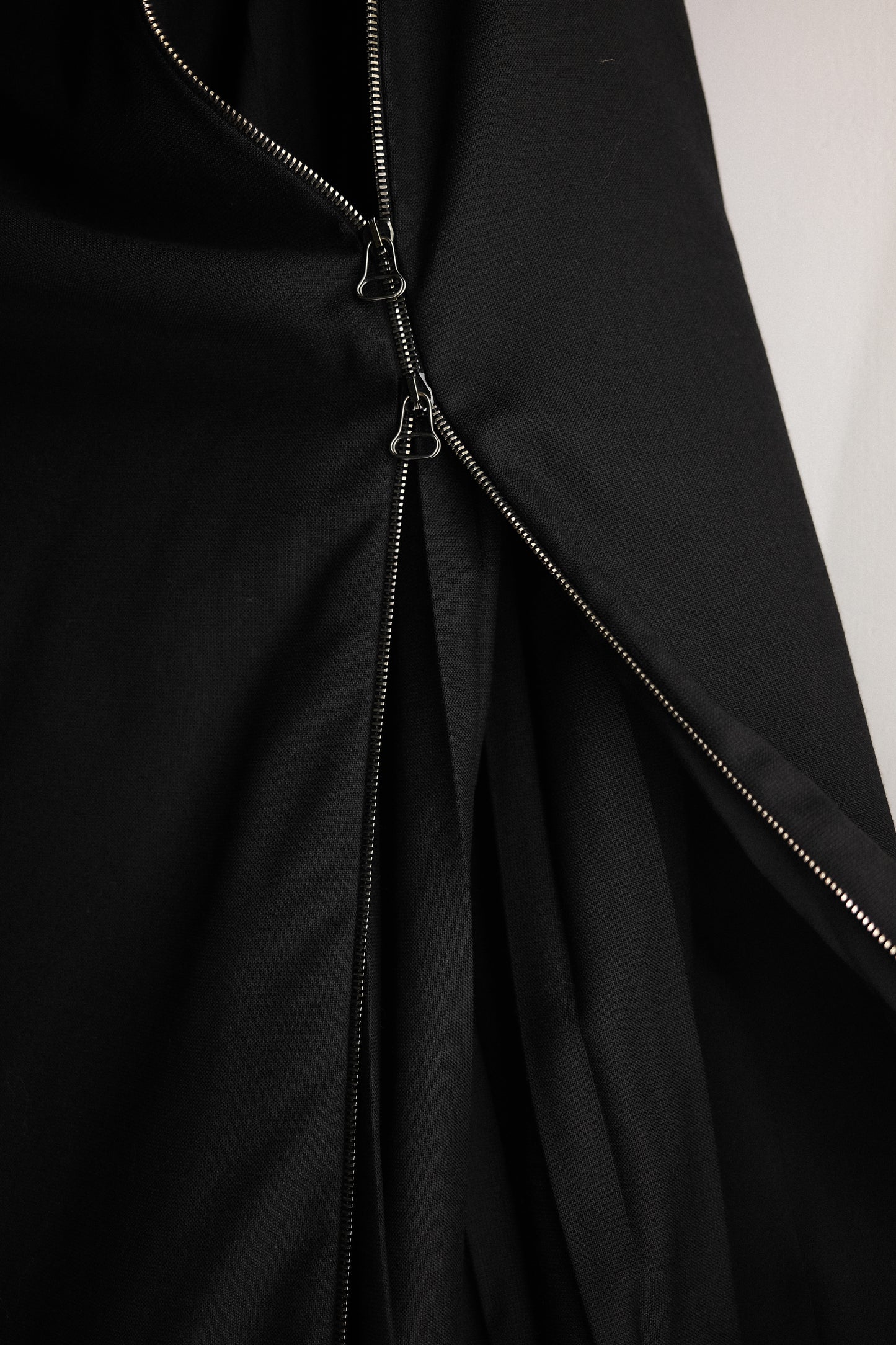 Giuliano Fujiwara F/W2010 - Double Layered Zip Pleated Skirt