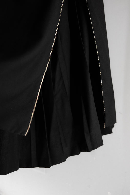 Giuliano Fujiwara F/W2010 - Double Layered Zip Pleated Skirt