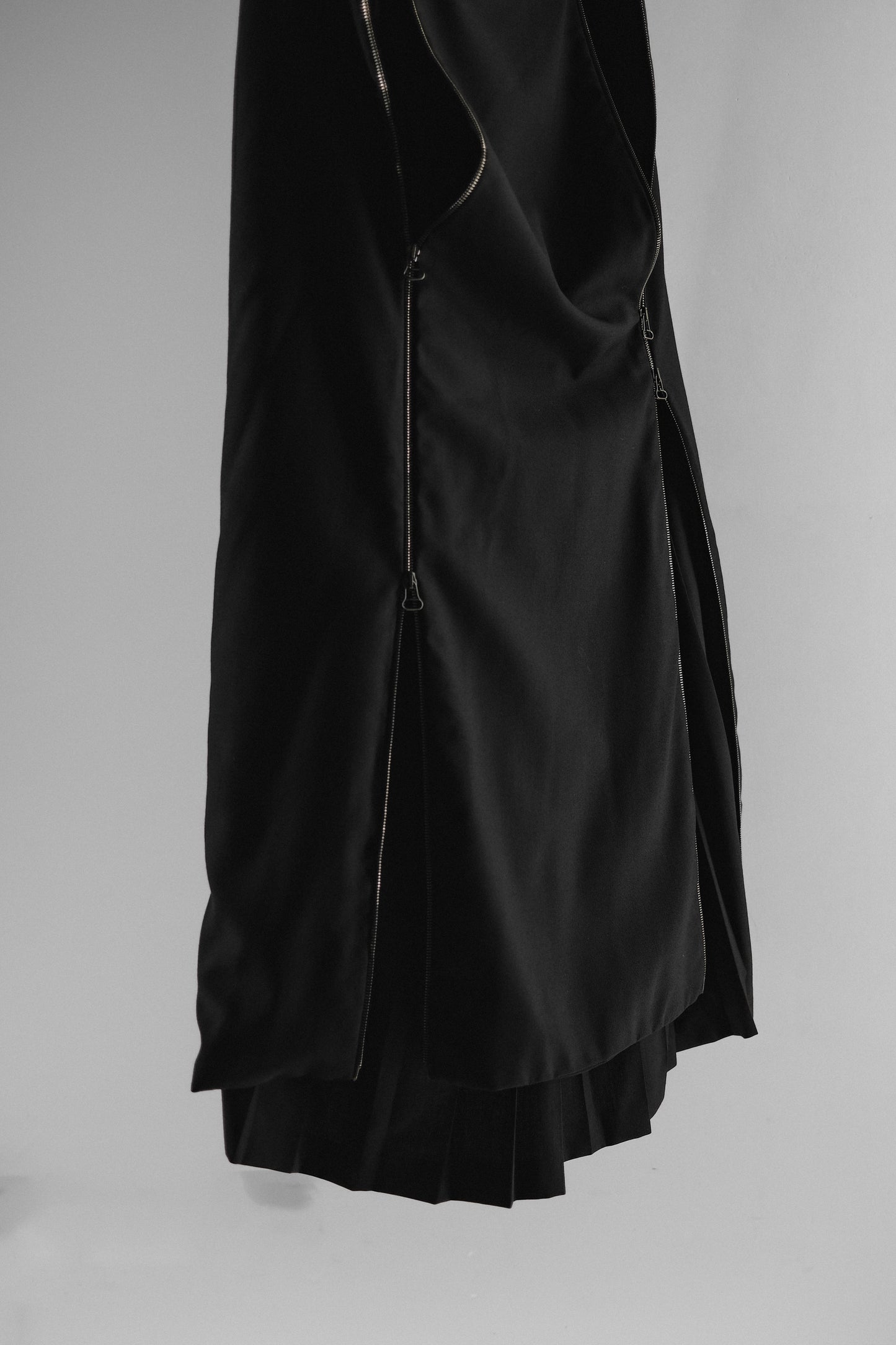 Giuliano Fujiwara F/W2010 - Double Layered Zip Pleated Skirt