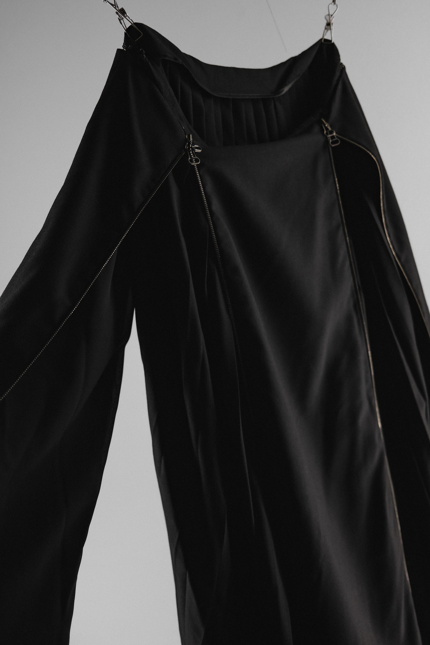 Giuliano Fujiwara F/W2010 - Double Layered Zip Pleated Skirt