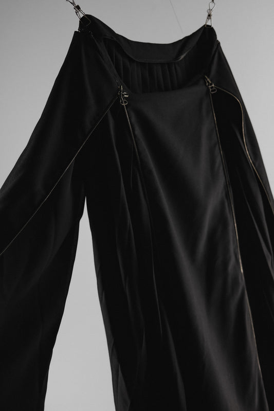 Giuliano Fujiwara F/W2010 - Double Layered Zip Pleated Skirt