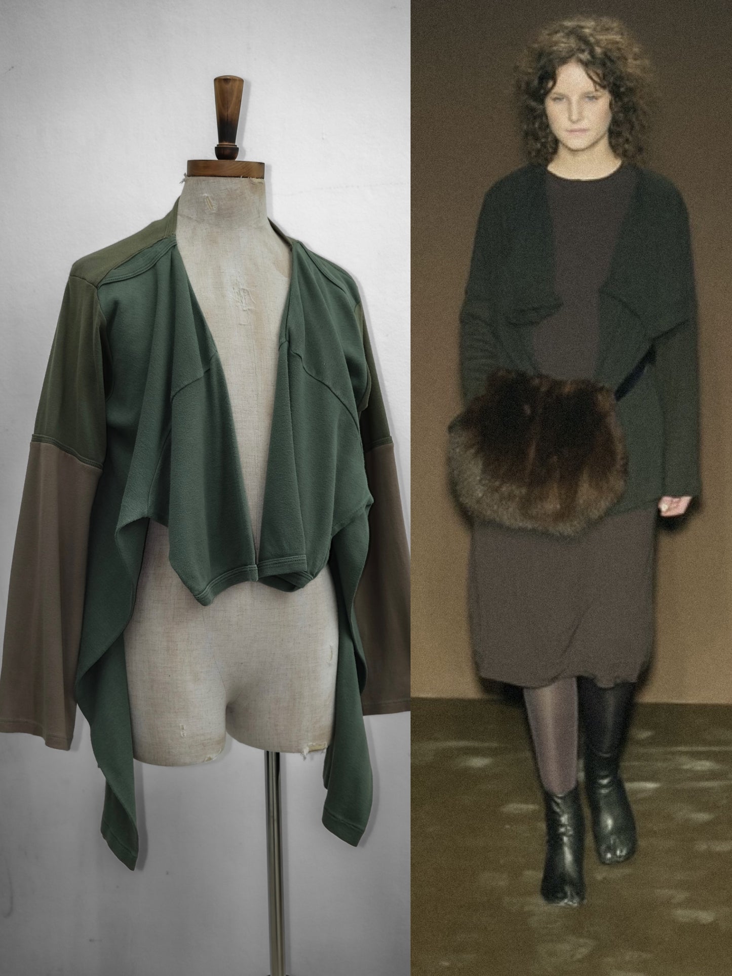 Martin Margiela Line ⓪ S/S2002 - Artisanal Reconstructed T-shirts Cardigan