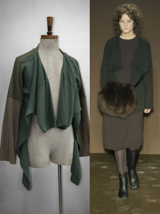 Martin Margiela Line ⓪ S/S2002 - Artisanal Reconstructed T-shirts Cardigan