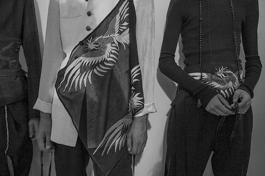 Ann Demuelemeester by Sébastien Meunier S/S2017 - Embroidered Sleeveless Coat