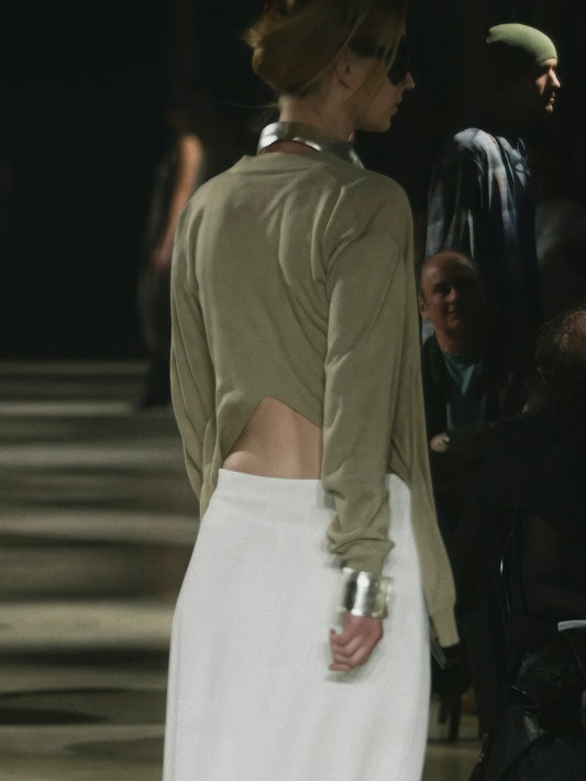 Martin Margiela S/S2003 - Inside-out Front Draped Top