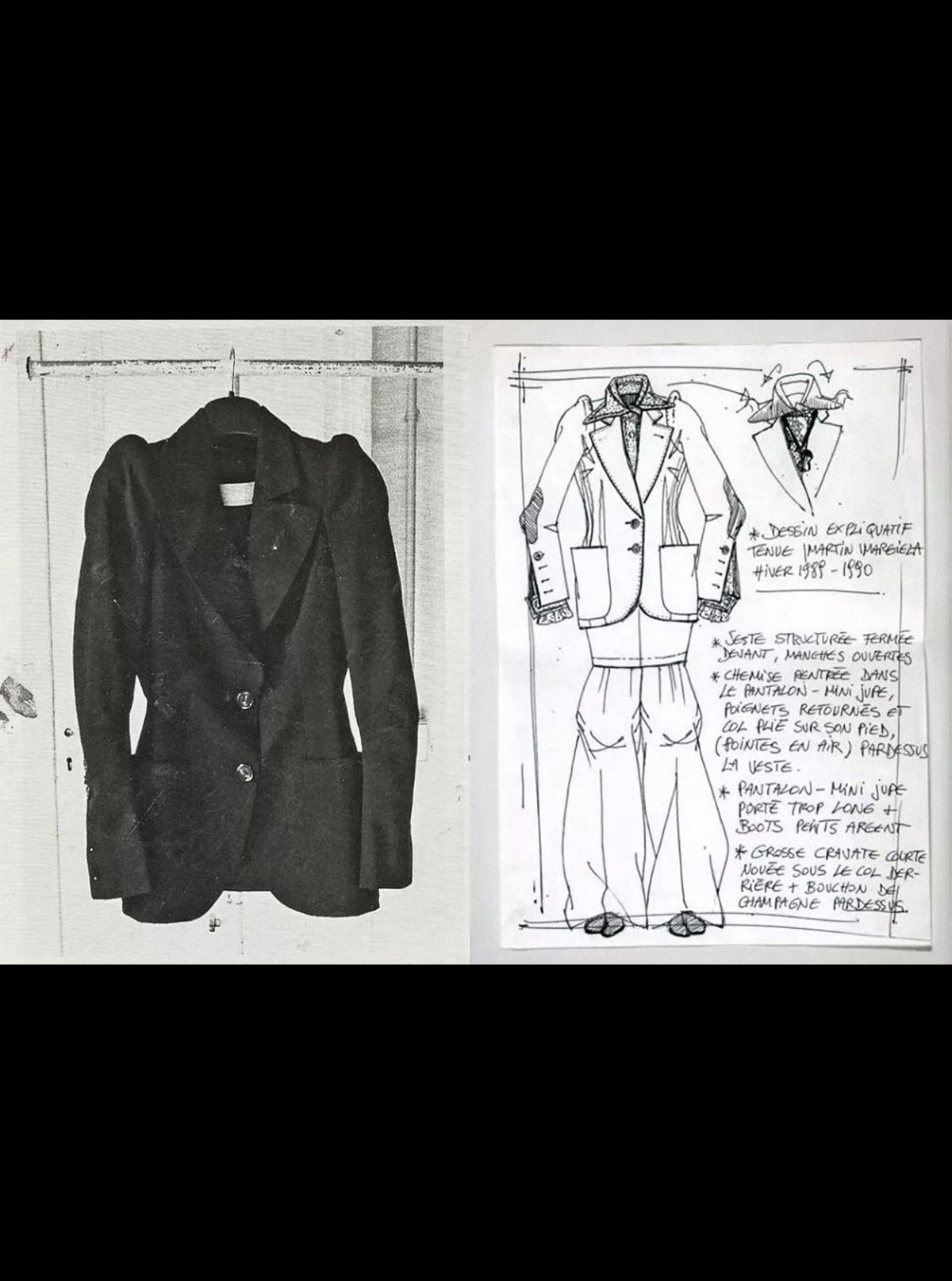 Maison Martin Margiela x H&M “RE-EDITION” S/S1989 - Narrow-Shouldered Jacket