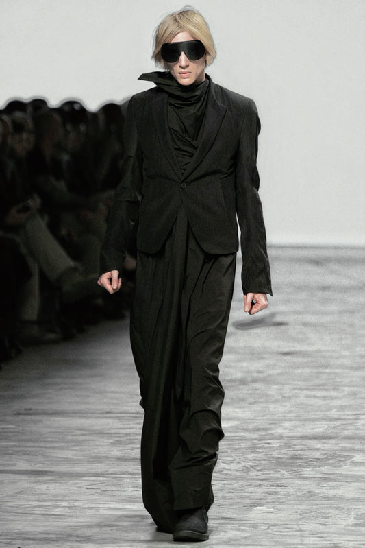 Rick Owens S/S2012 “NASKA” - Seersucker Tailored Blazer